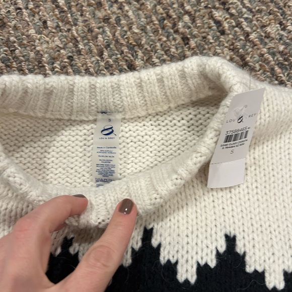 Lou & Grey Fair Isle Slouchy Knit Sweater - Picture 3 of 5